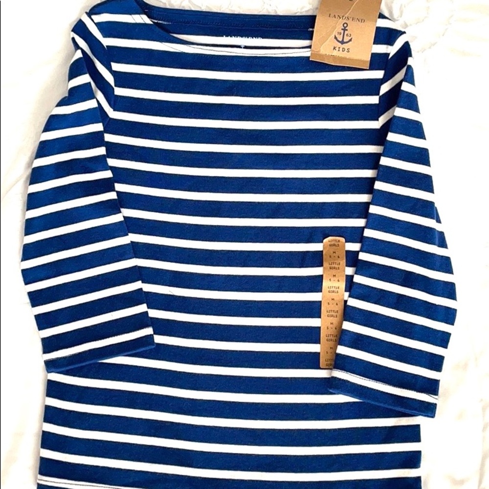 Lands End Heritage Sailor Tee Shirt size 5-6